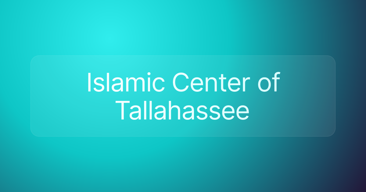 Islamic Center of Tallahassee
