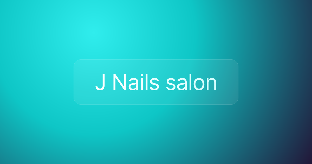 J Nails salon
