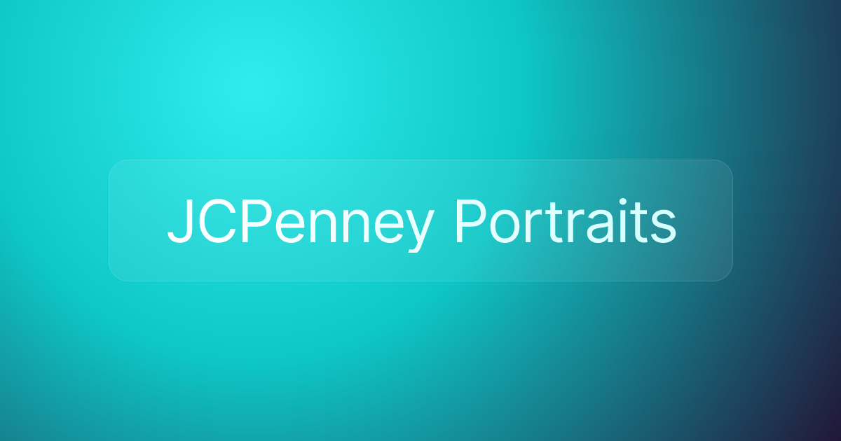 JCPenney Portraits
