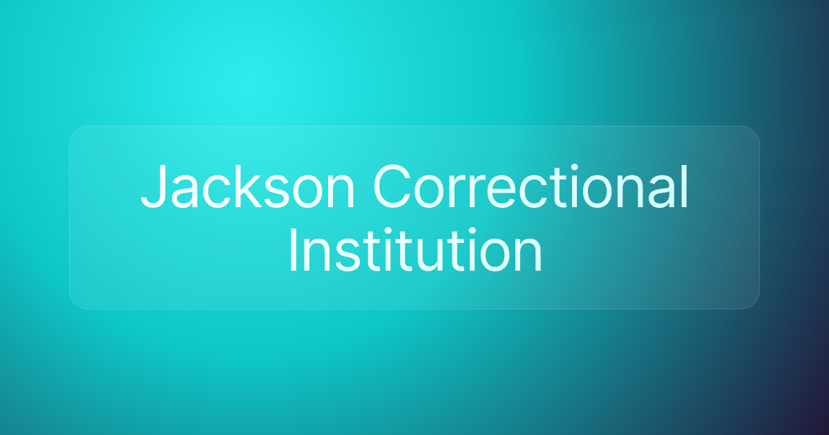 Jackson Correctional Institution