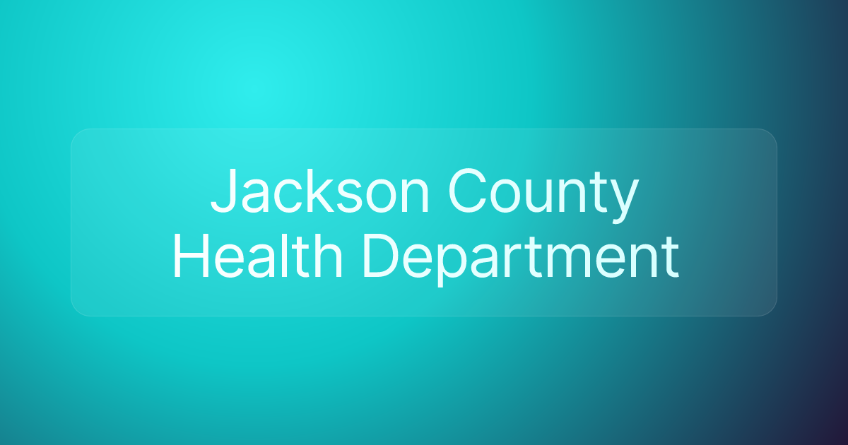 Jackson County Health Department