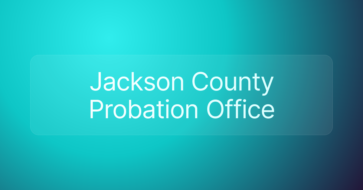 Jackson County Probation Office