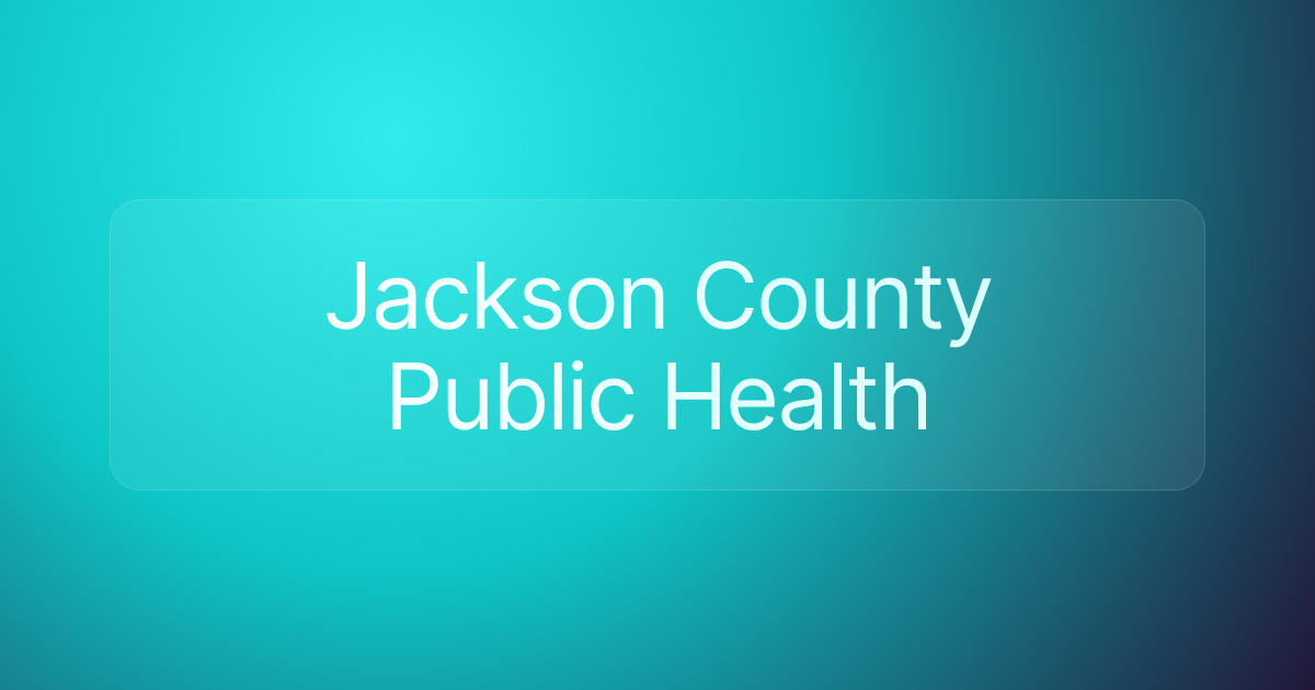 Jackson County Public Health