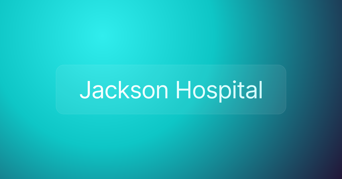 Jackson Hospital