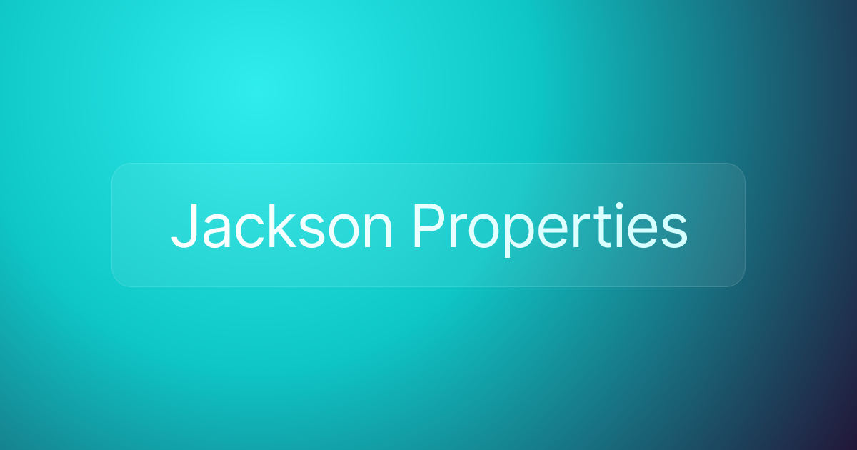 Jackson Properties
