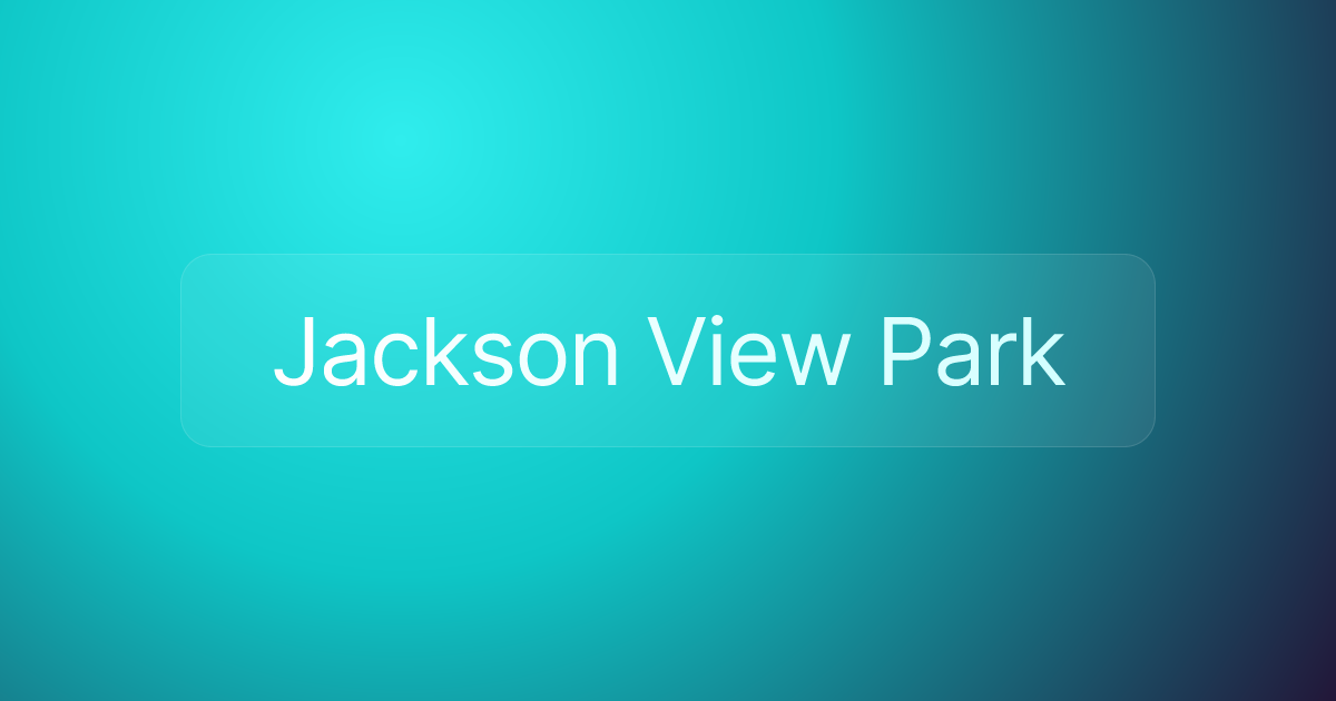 Jackson View Park