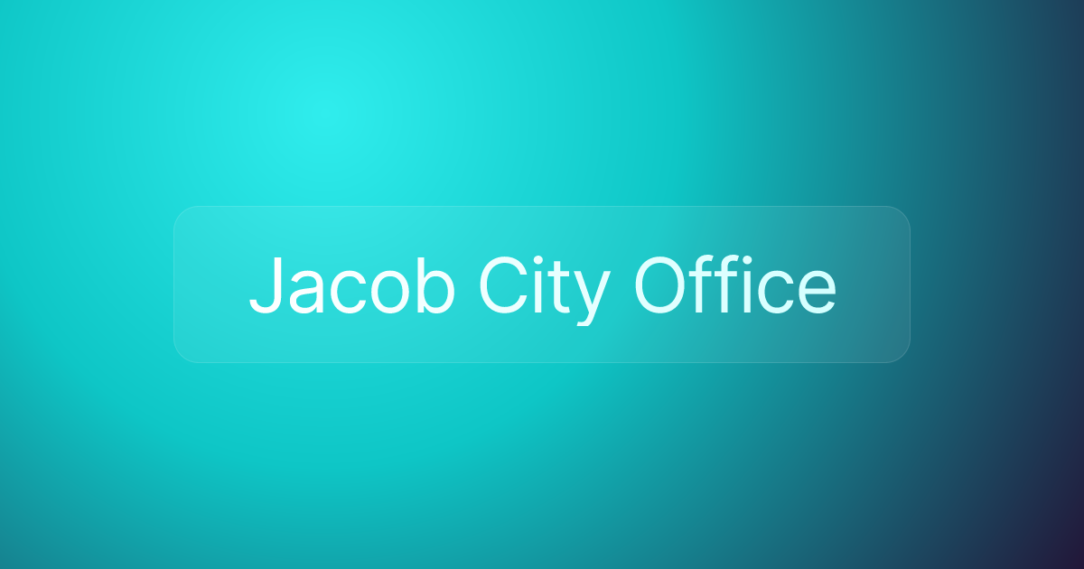 Jacob City Office