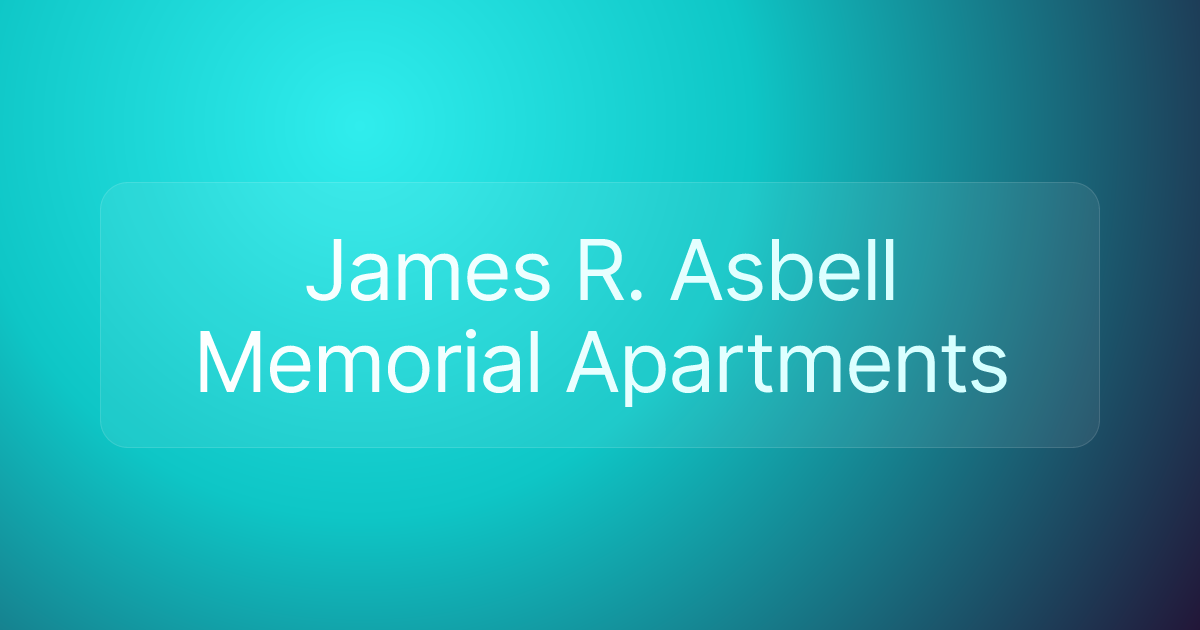 James R. Asbell Memorial Apartments