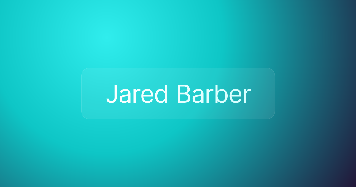 Jared Barber