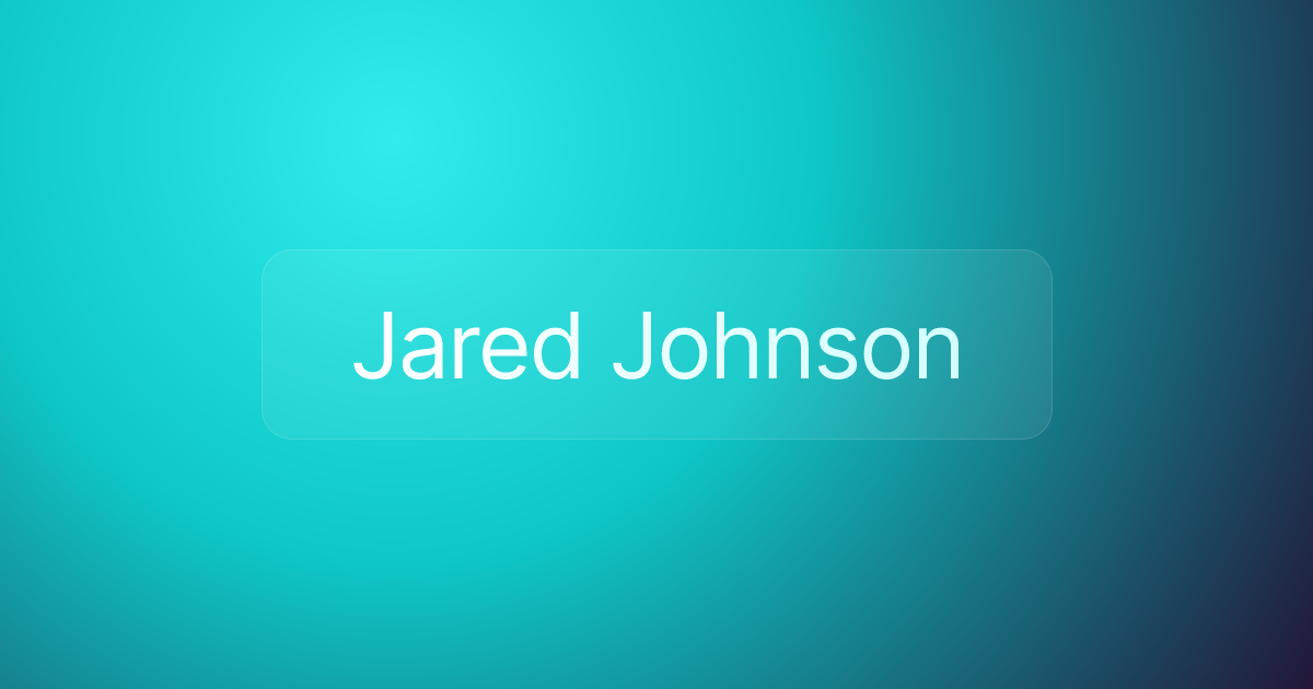 Jared Johnson
