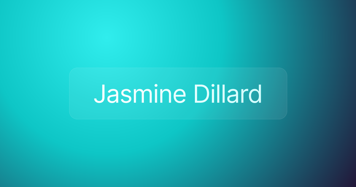 Jasmine Dillard