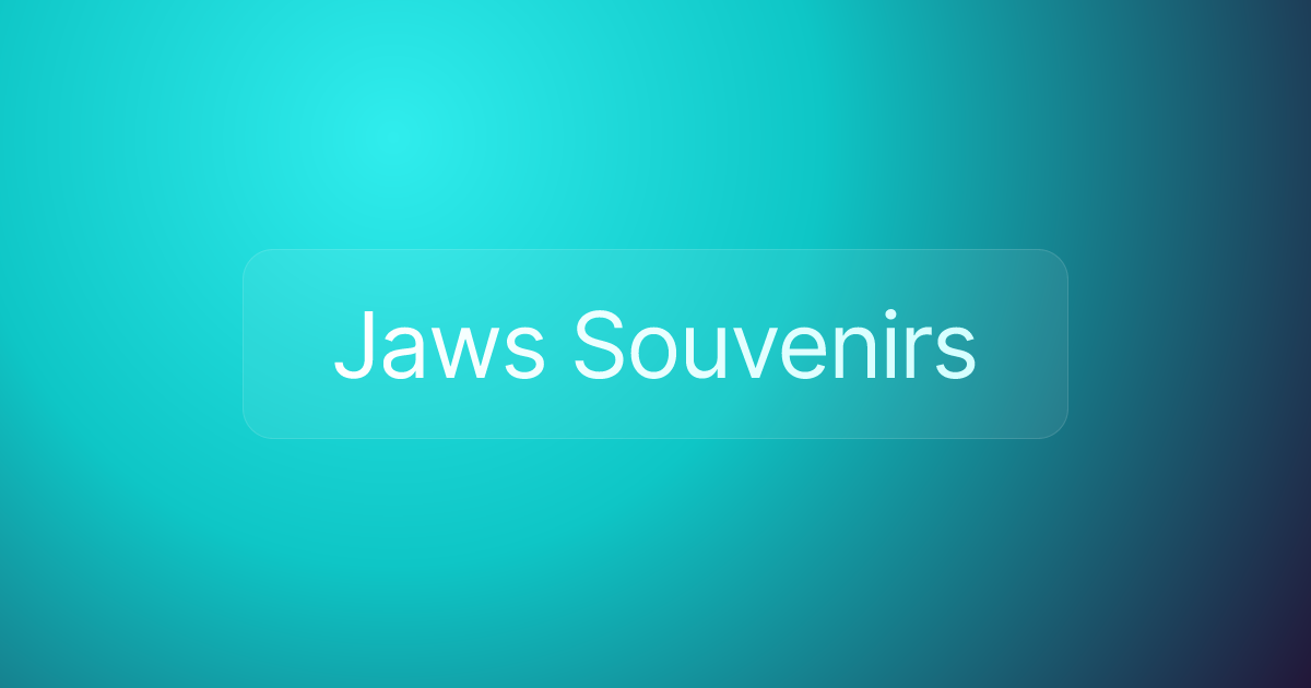 Jaws Souvenirs