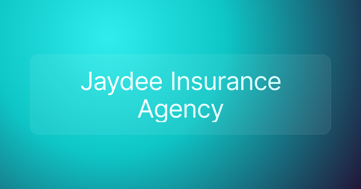 Jaydee Insurance Agency