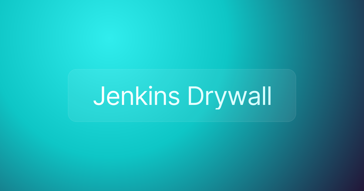 Jenkins Drywall