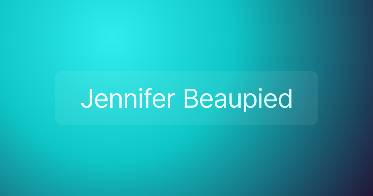Jennifer Beaupied