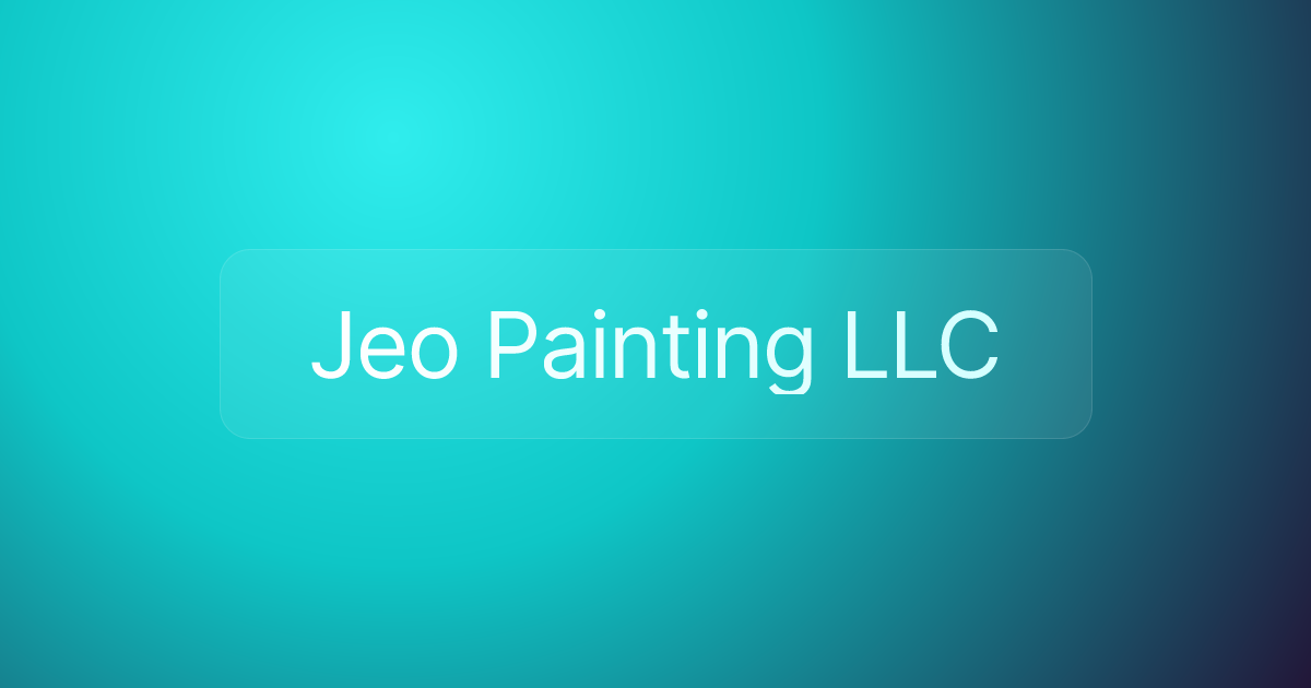 Jeo Painting LLC