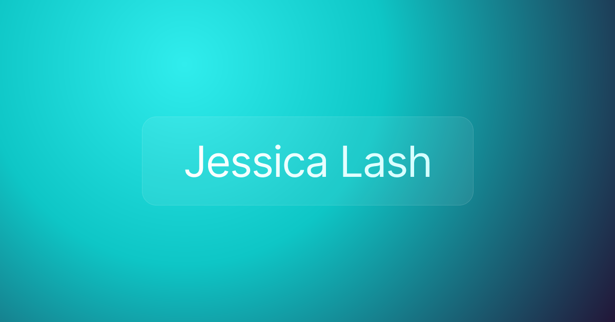 Jessica Lash