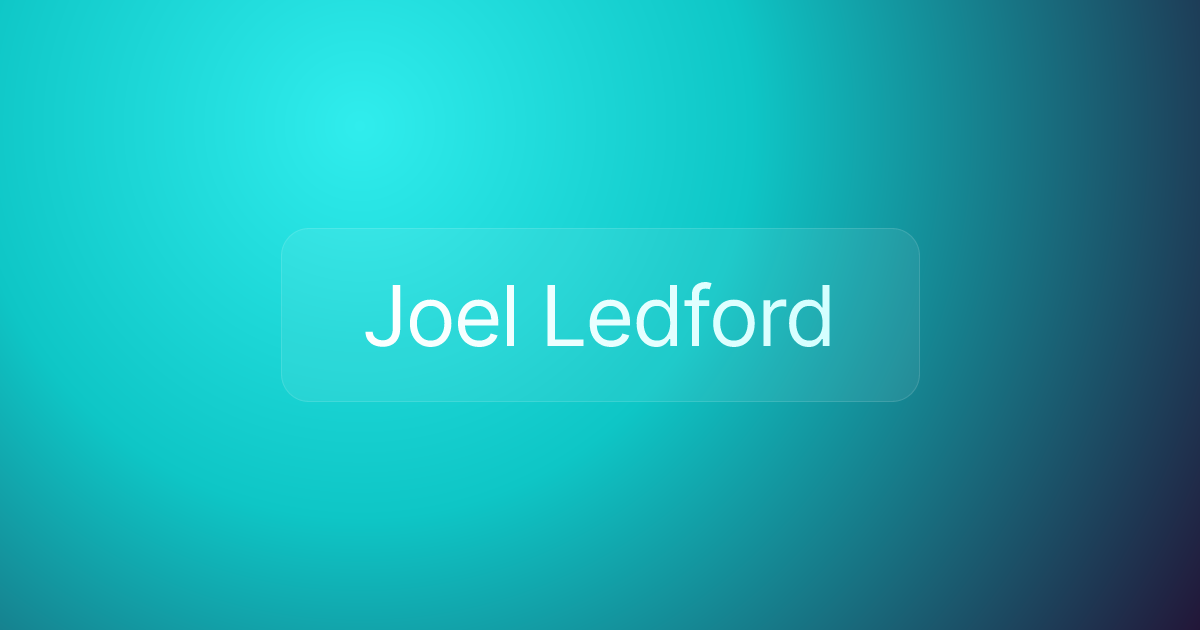 Joel Ledford