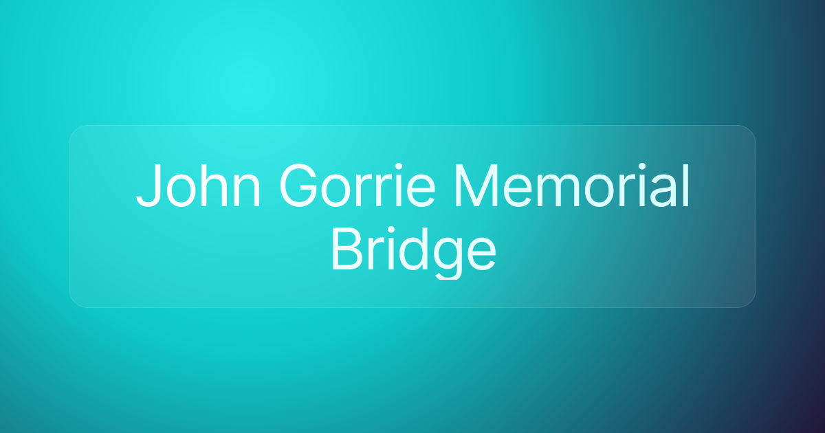 John Gorrie Memorial Bridge