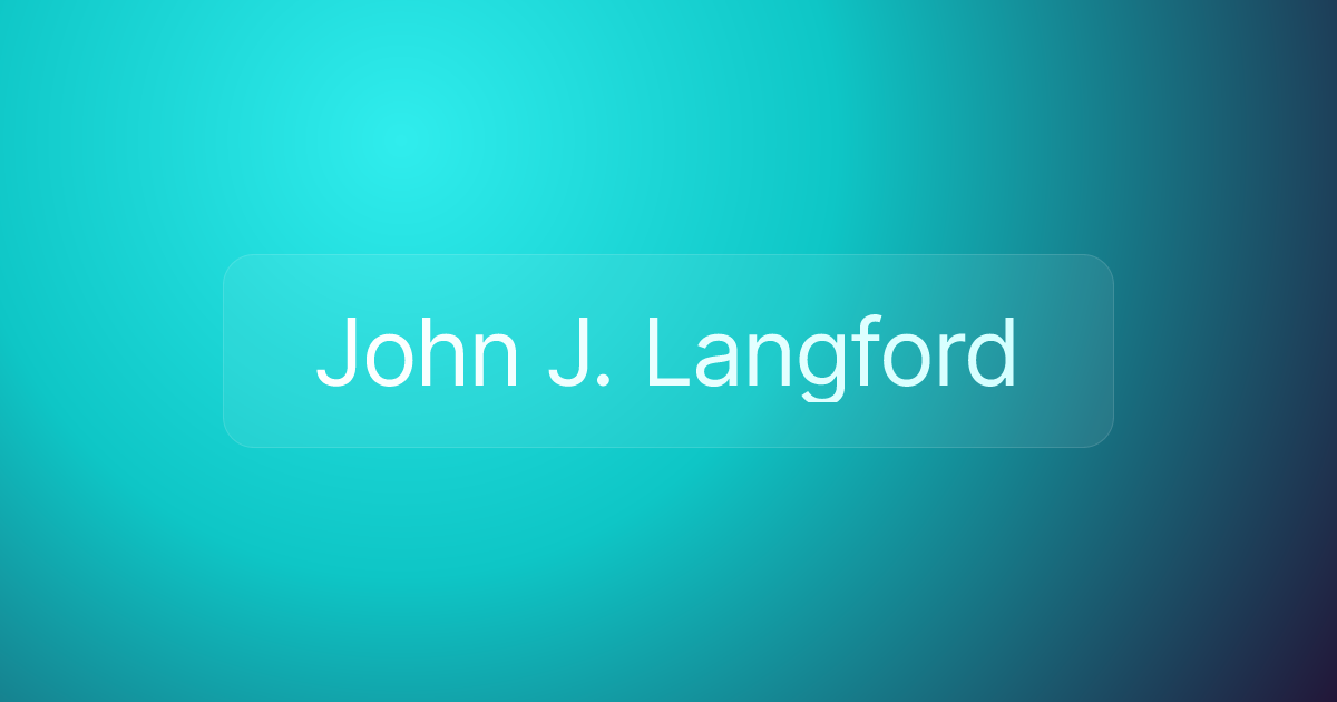 John J. Langford