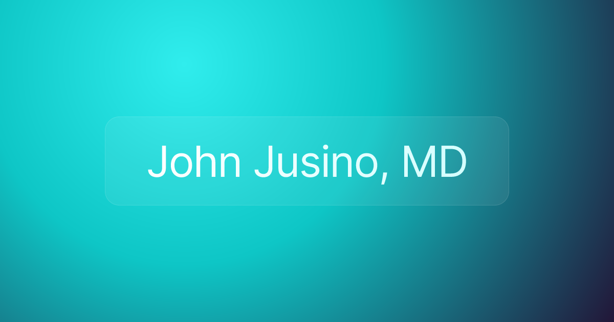 John Jusino, MD