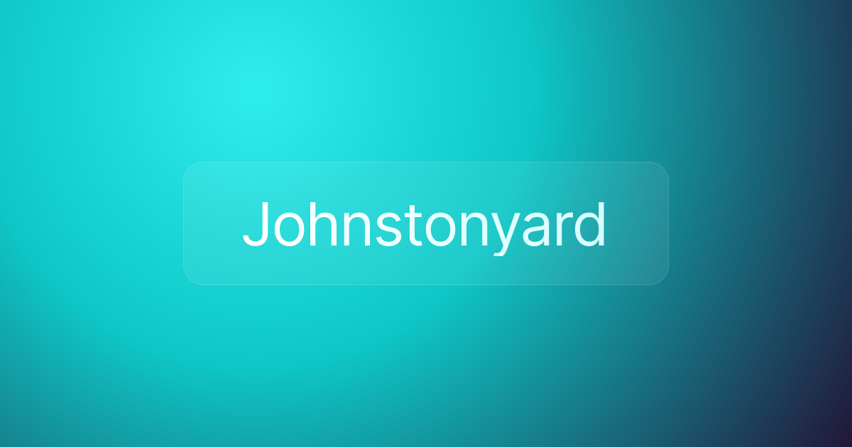 Johnstonyard