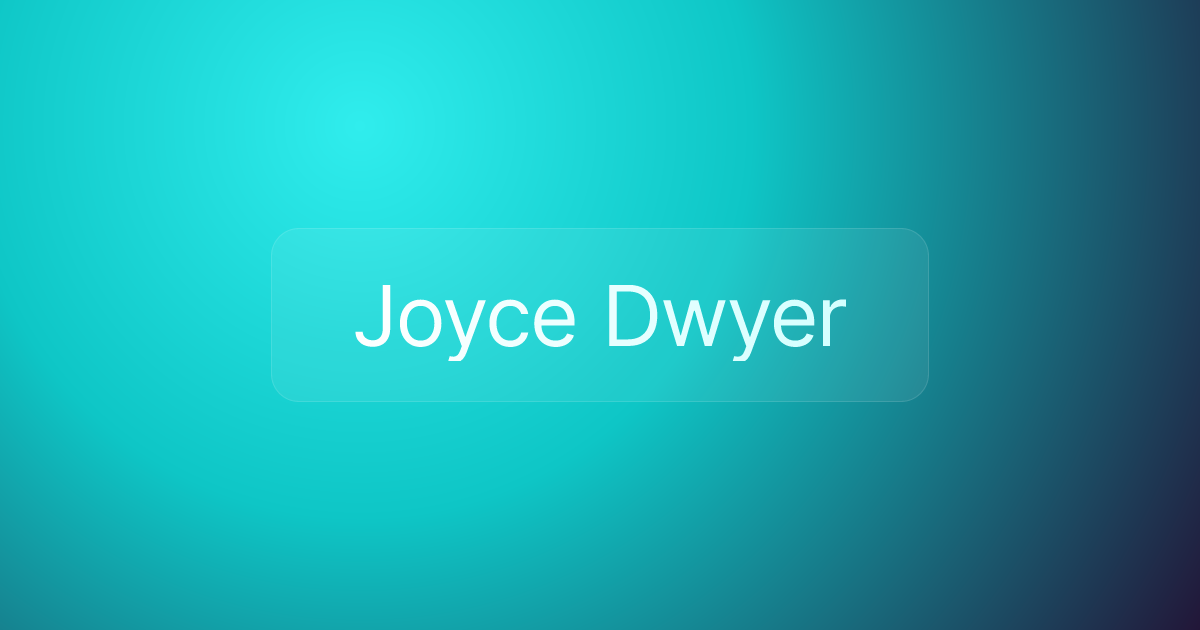 Joyce Dwyer