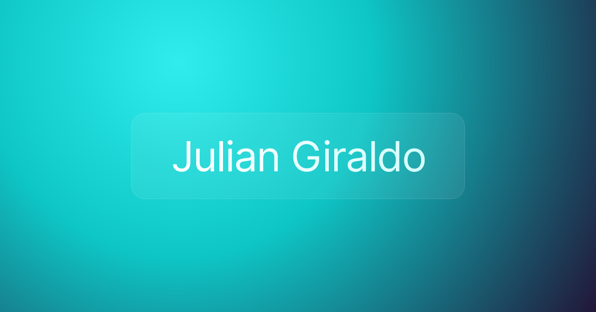 Julian Giraldo
