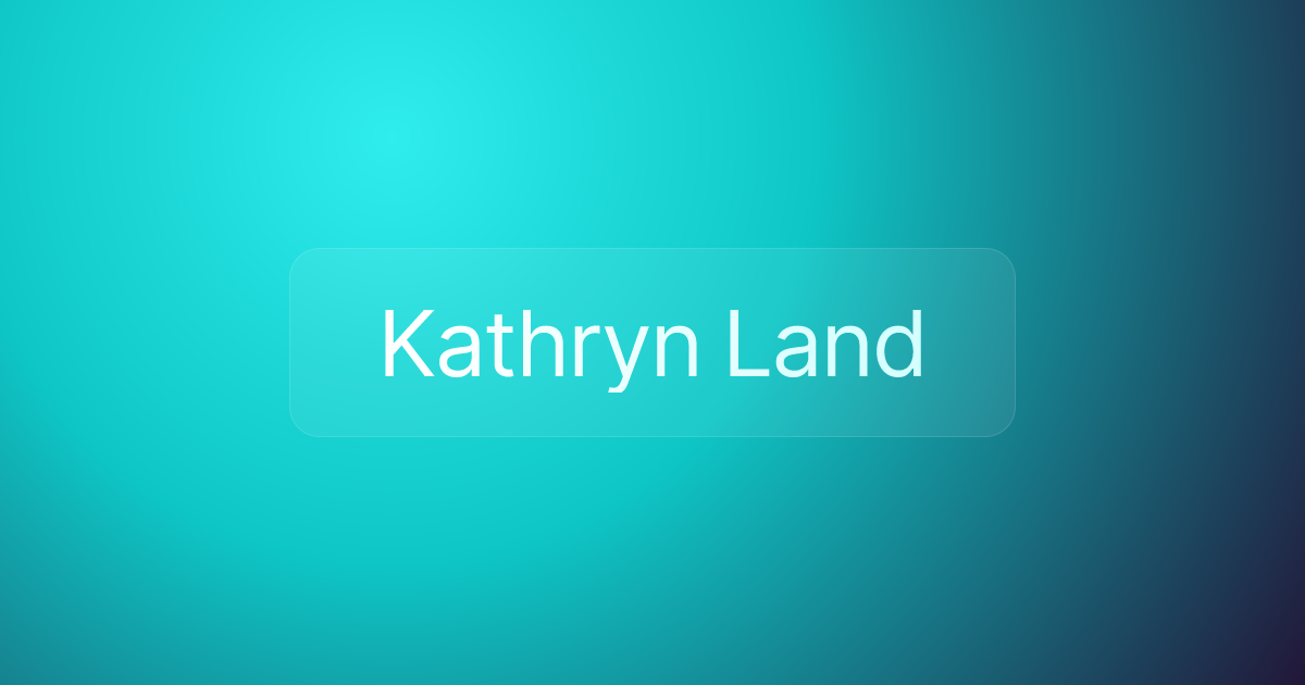 Kathryn Land