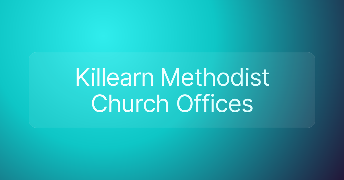 Killearn Methodist Church Offices