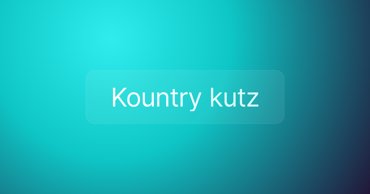 Kountry kutz