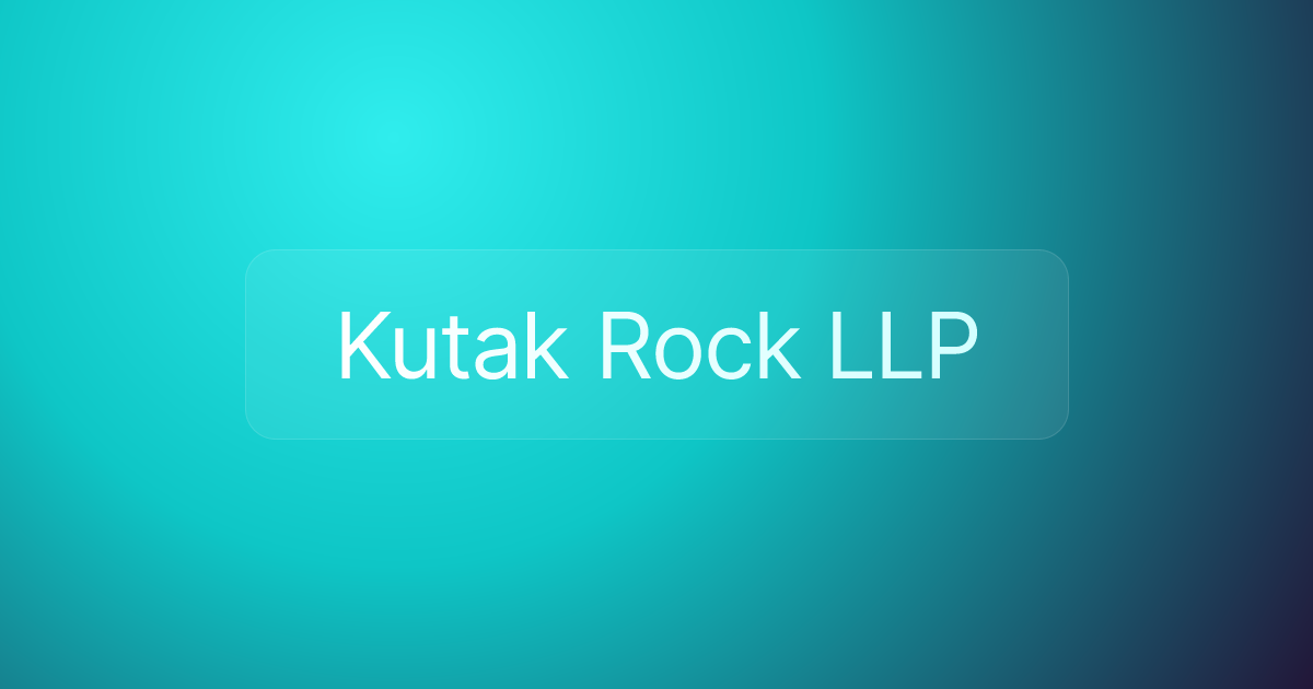 Kutak Rock LLP