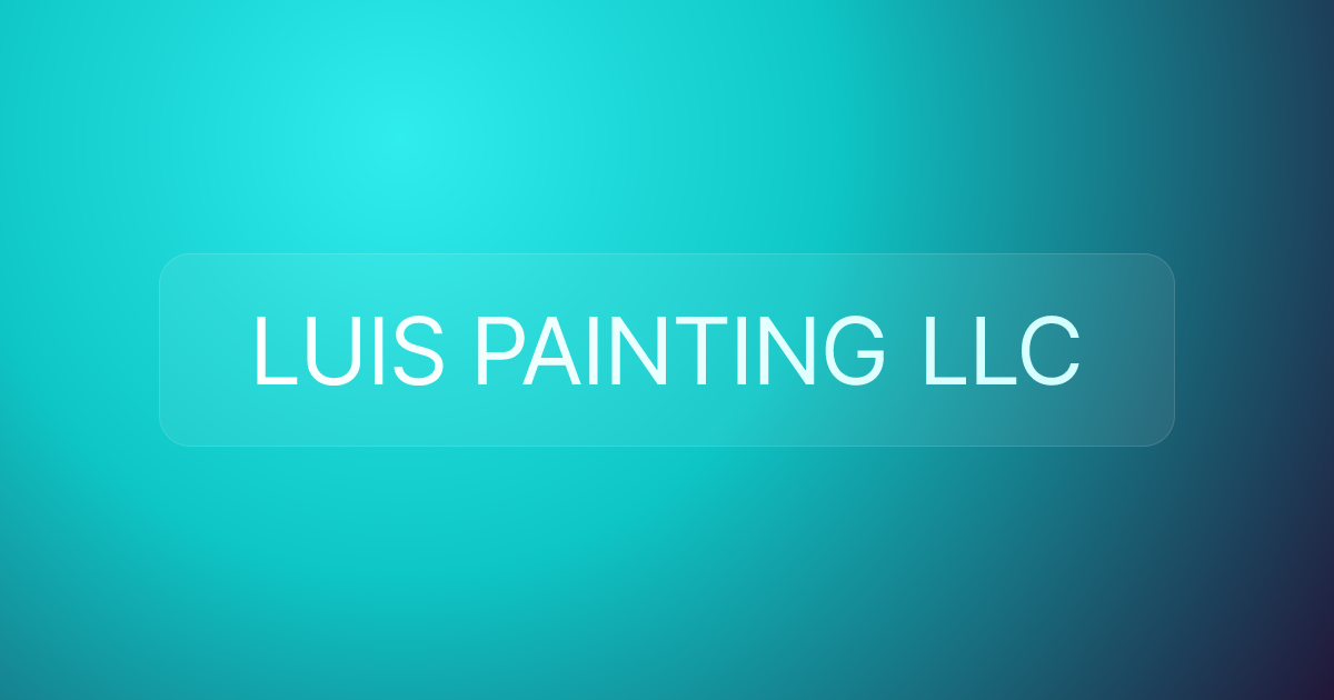 LUIS PAINTING LLC