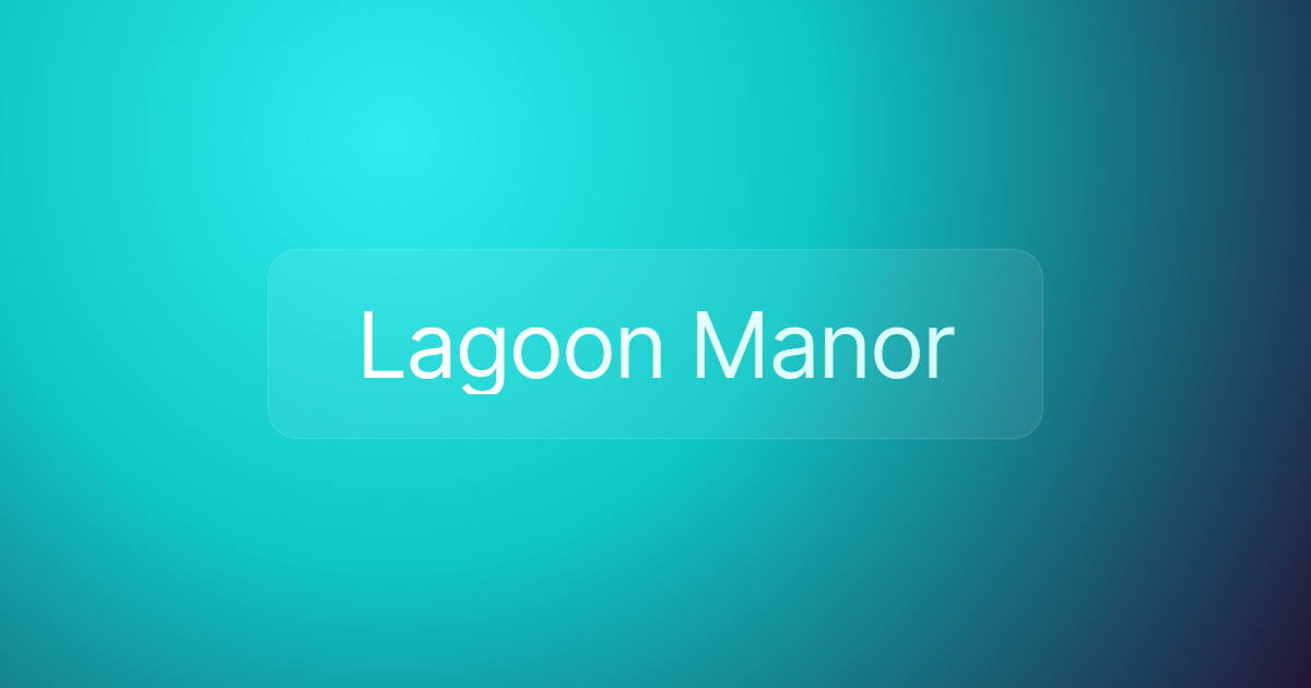 Lagoon Manor