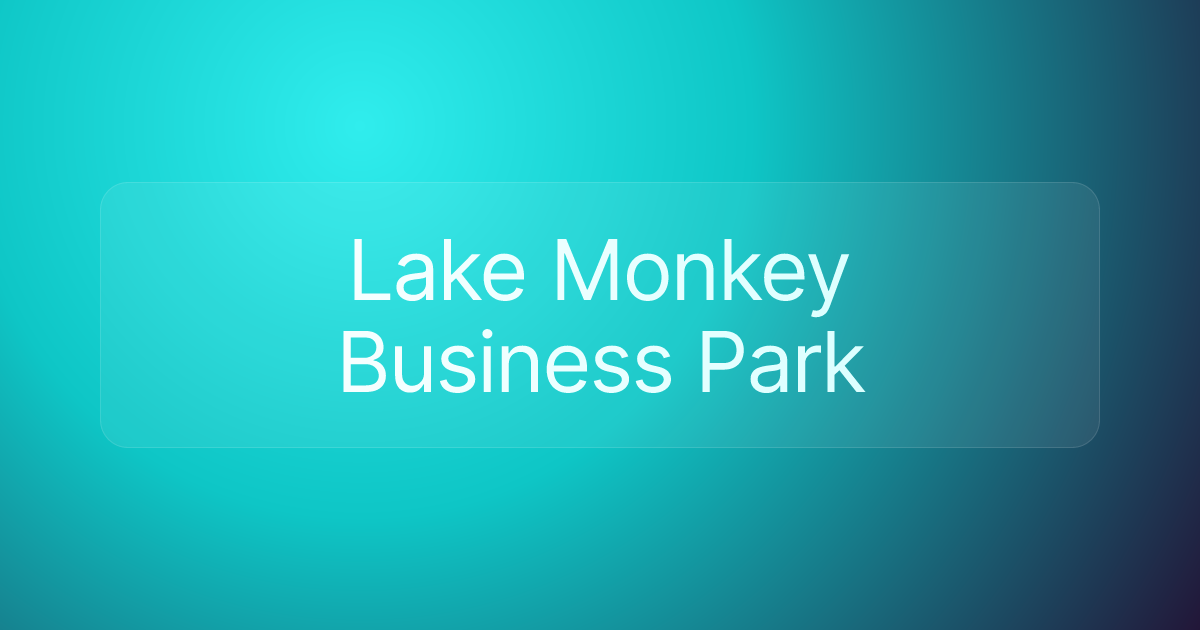 Lake Monkey Business Park