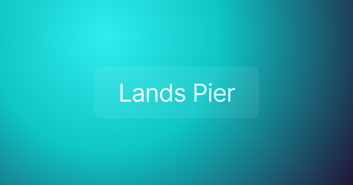 Lands Pier