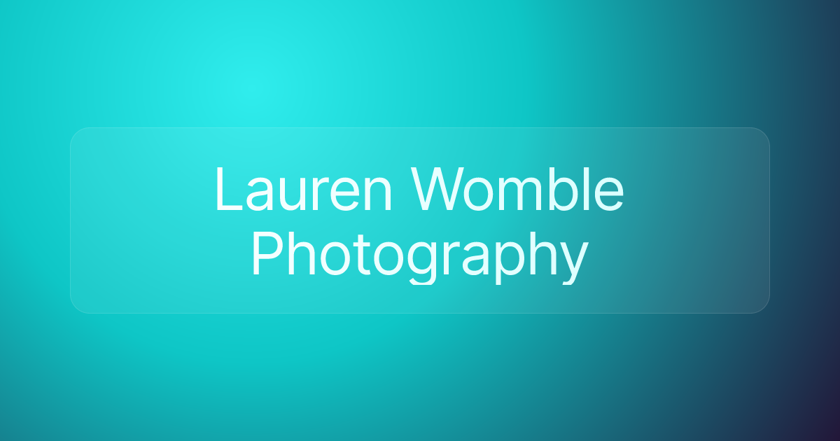 Lauren Womble Photography