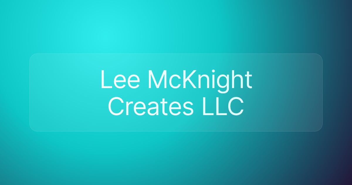 Lee McKnight Creates LLC