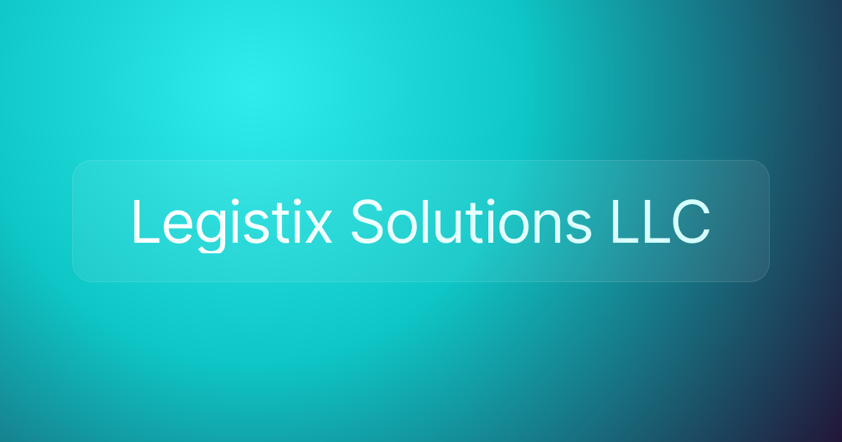 Legistix Solutions LLC