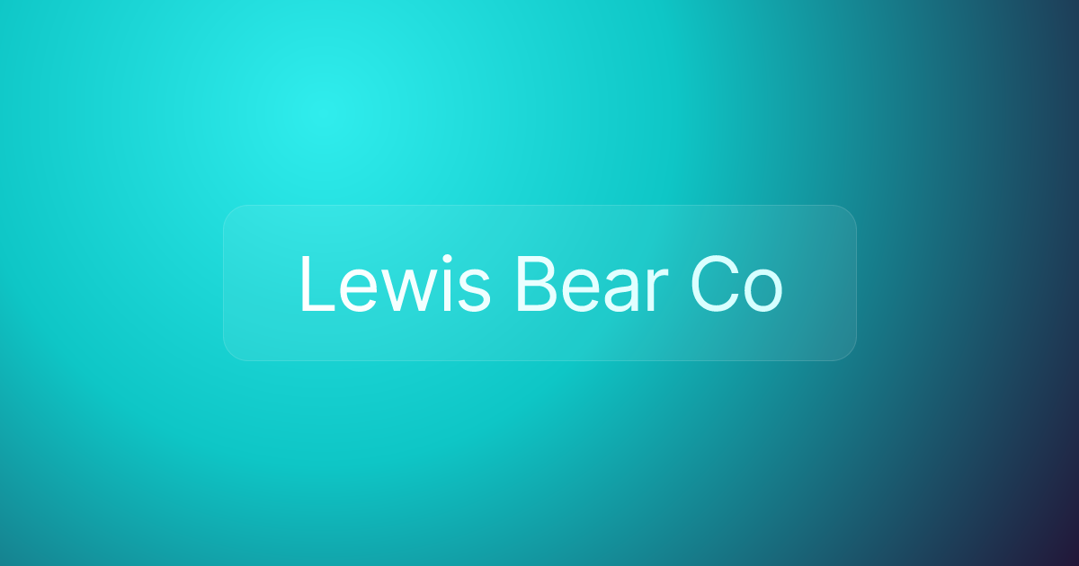 Lewis Bear Co