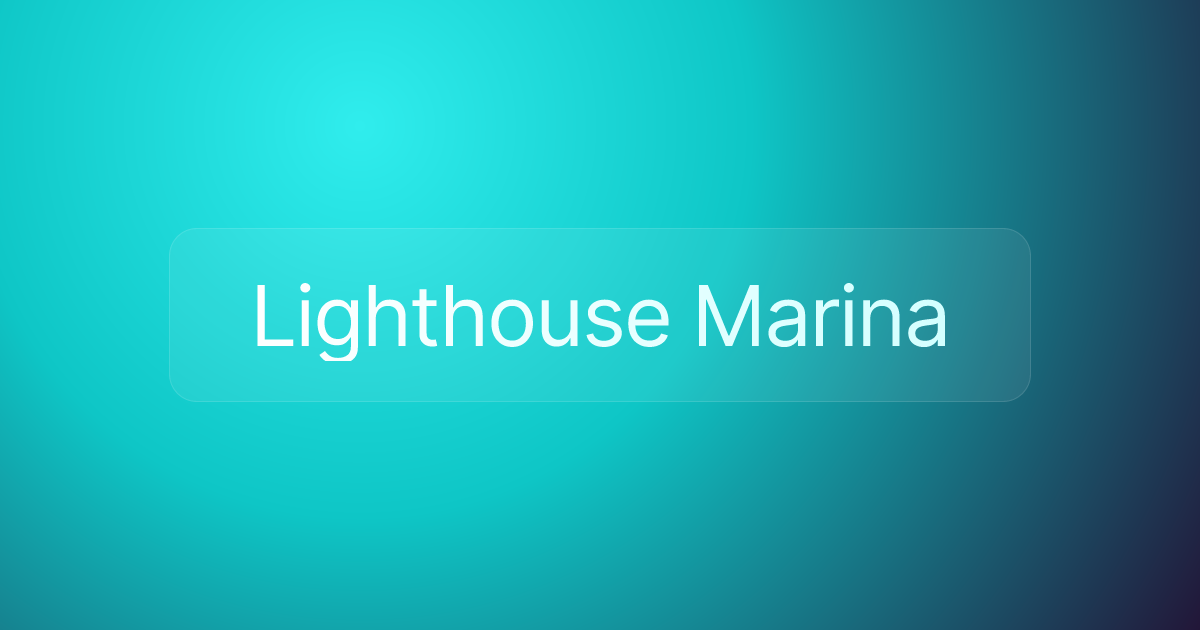 Lighthouse Marina