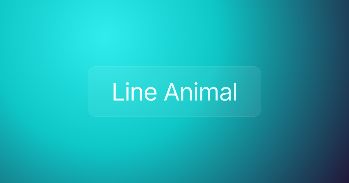 Line Animal