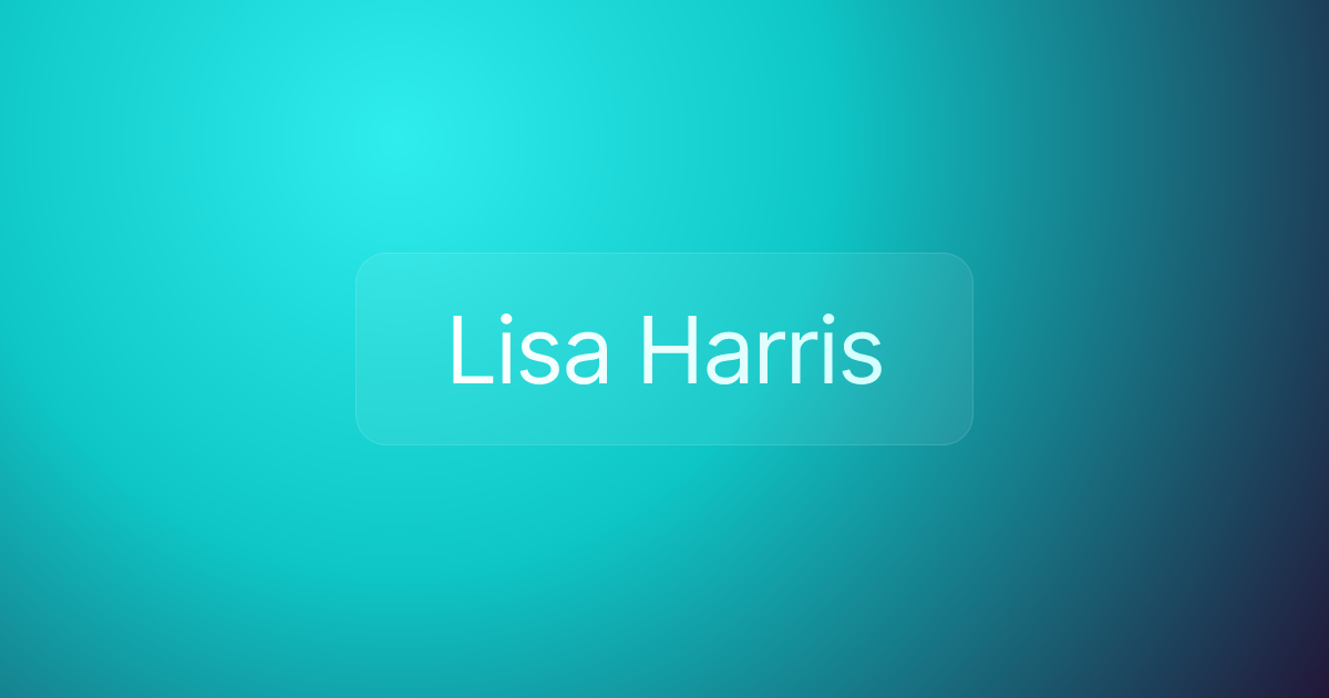 Lisa Harris