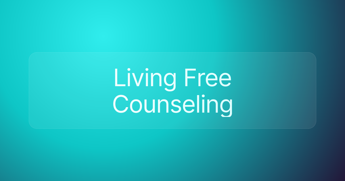 Living Free Counseling