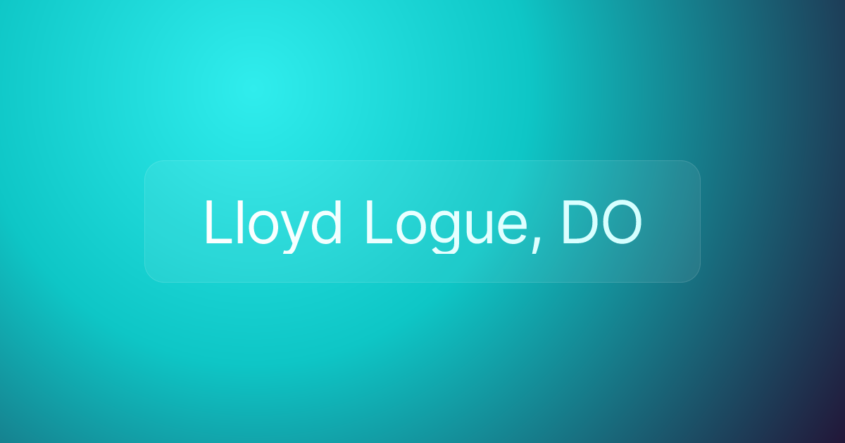 Lloyd Logue, DO