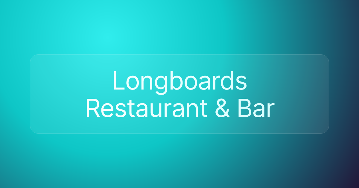 Longboards Restaurant & Bar