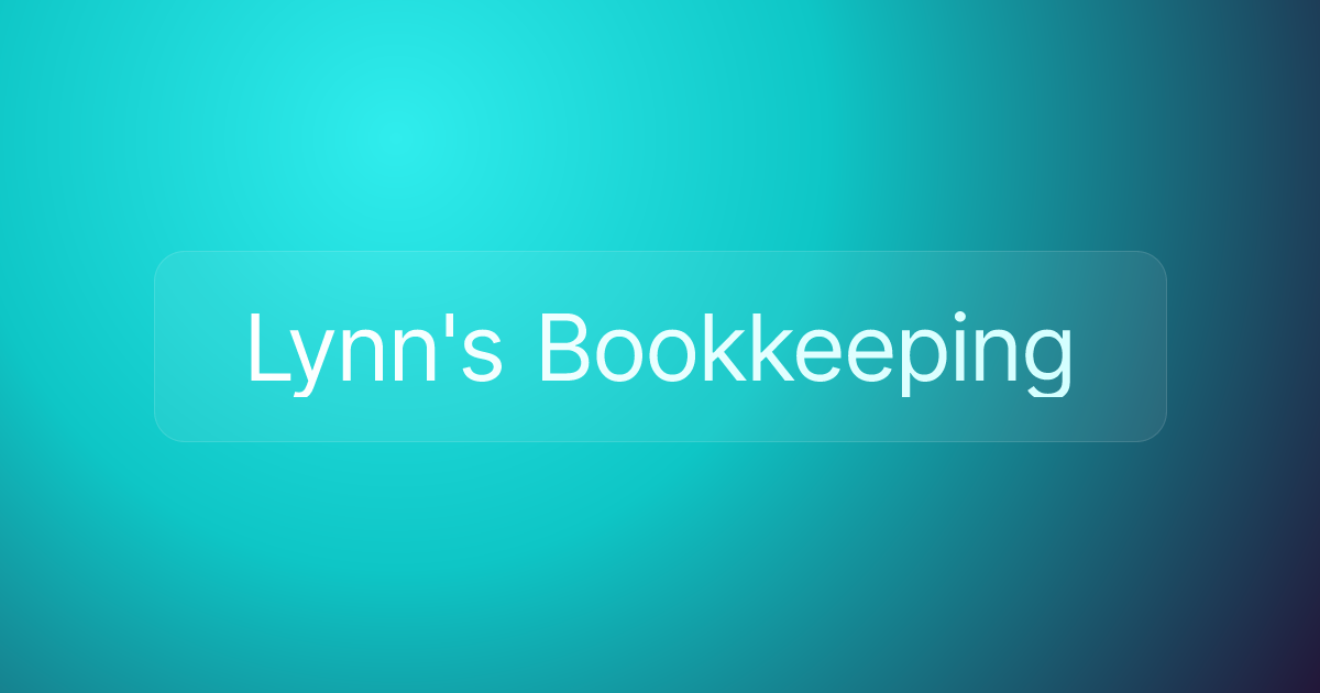 Lynn's Bookkeeping