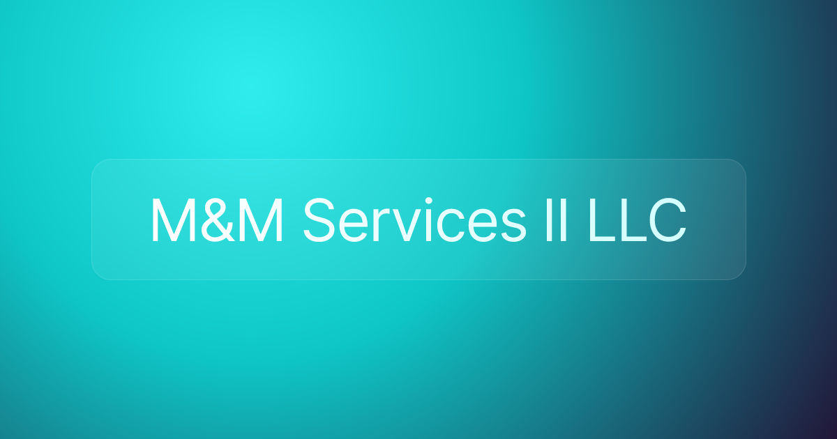 M&M Services II LLC