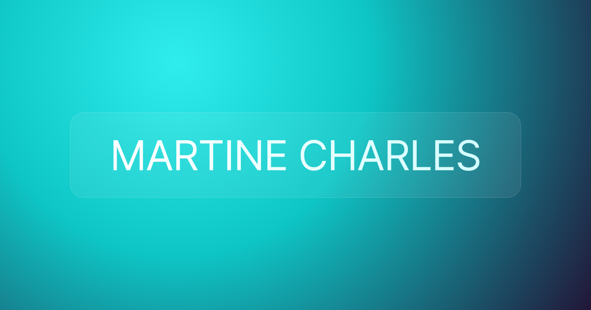 MARTINE CHARLES