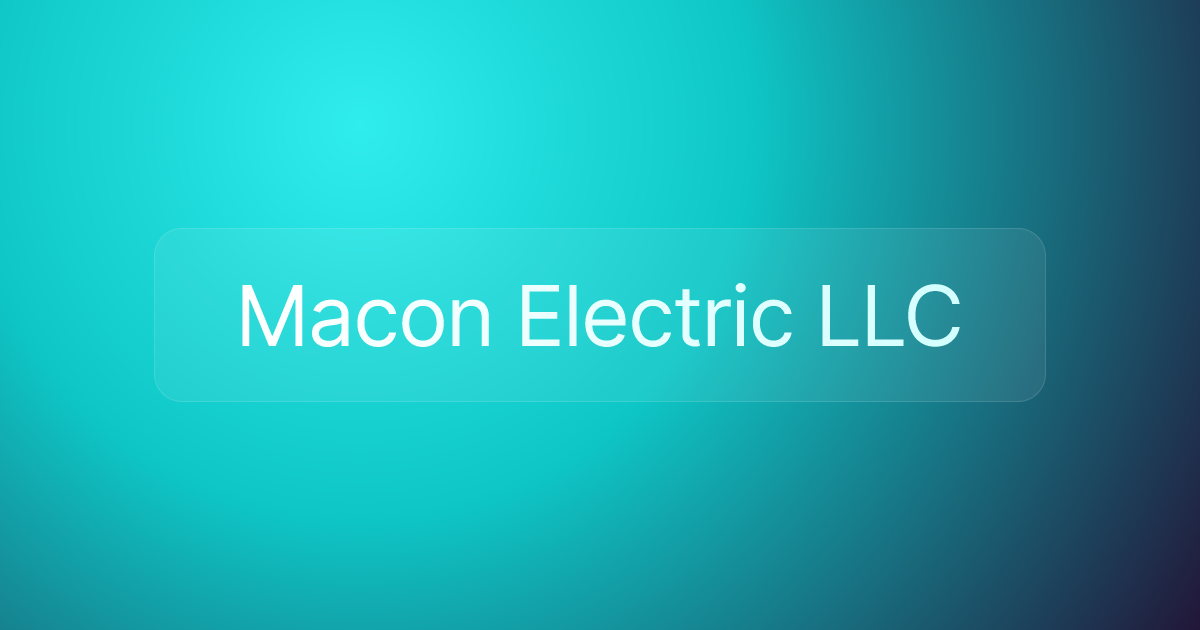 Macon Electric LLC
